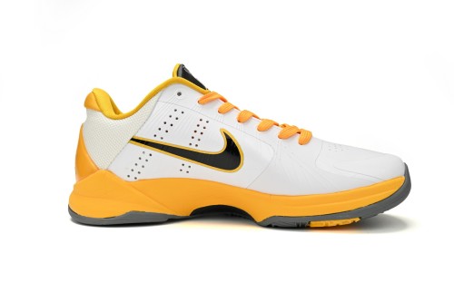 Pandabuy New Sale Nike Zoom Kobe 5 V X White Black Yellow Shoes