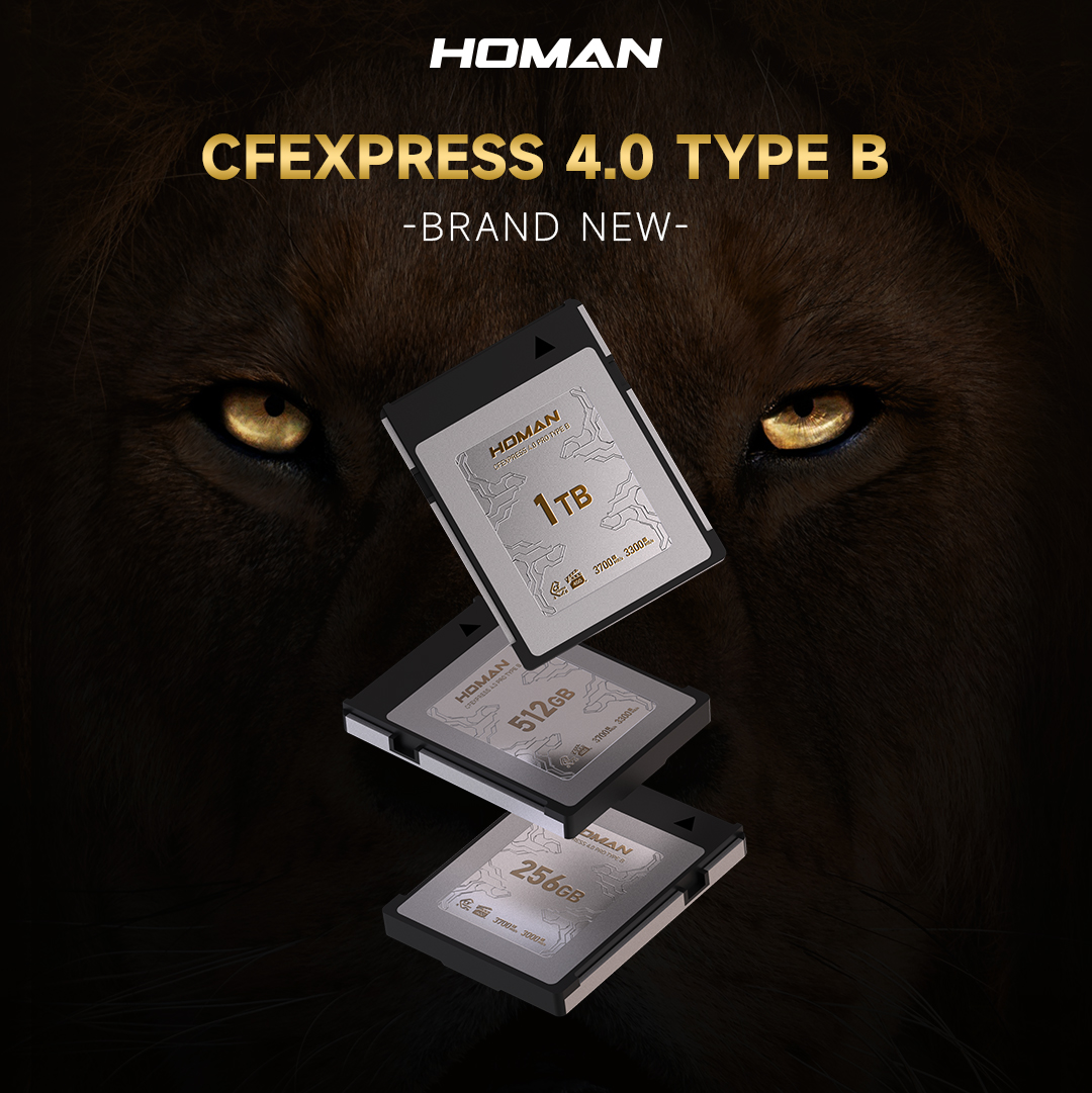 US$ 119.00 - HOMAN CFexpress Card 4.0 Type B - www.homandata.com US$ 119.00 - HOMAN CFexpress Card 4.0 Type B - www.homandata.com