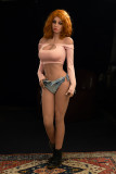 Lifelike Young Big Tits Blonde Sex Doll Henley 158CM,Aibei Doll