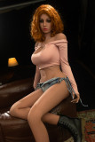 Lifelike Young Big Tits Blonde Sex Doll Henley 158CM,Aibei Doll