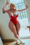 Chubby Blonde Love Sex Doll | Silicone Head 163CM J Cup - RealDollStudio