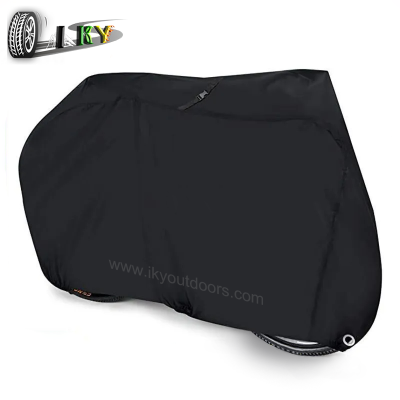 IKY Heavy Duty Oxford Waterproof Bike Cover For Daily Use And Transportati With Lock Holes Heat Sealed Seams