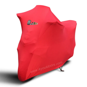 IKY Indoor Motorcycle Cover Velvet Stretch Elastic Dust Proof Covers For Motorbikes