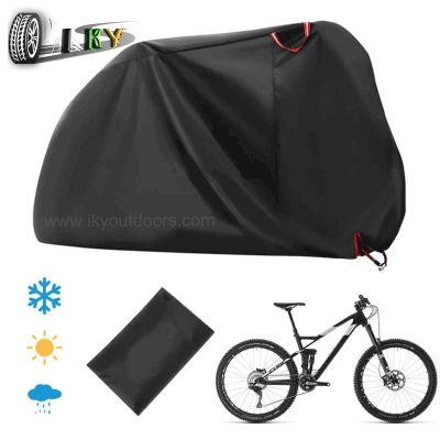 IKY Heavy Duty Waterproof PVC Fabric Motor Bike Cover Waterproof Oxford Fabric With Lock Holes