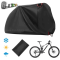 IKY Heavy Duty Waterproof PVC Fabric Motor Bike Cover Waterproof Oxford Fabric With Lock Holes