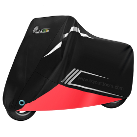 IKY UV Protect Dustproof Waterproof Outdoor Motorcycle Snow Rain Proof Coat Sun And Rain Proof Cover For Motorcycle With Reflective Strap