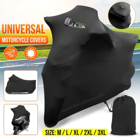 IKY Support Customization 180 GSM High Quality Dust Protection Motorcycle Indoor Stretch Cover
