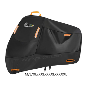 IKY Ripstop Oxford Fabric Waterproof Dustproof Motorbike Motorcycle Rain Cover With Lock Holes