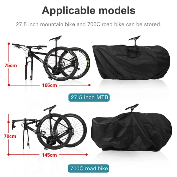 IKY Heavy Duty Ripstop Oxford Waterproof Bike Cover For Mountain Bike Waterproof Cover in Transportation