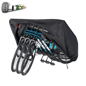IKY Bicycle Bike Cover Waterproof High Quality 3 Bikes Bike Cover Dust Proof For 3 Bikes Mountain Cycling
