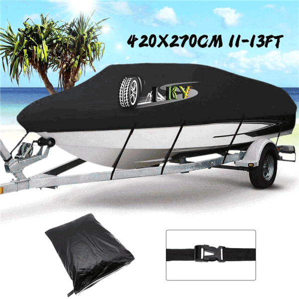 IKY Hot Selling Sun Protection Waterproof Breathable Yacht Boat Cover 11- 22FT Boat Accessories