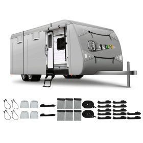 IKY New Hot Selling Sun Protection RV Cover Waterproof Breathable Motorhome Camper Caravan Cover