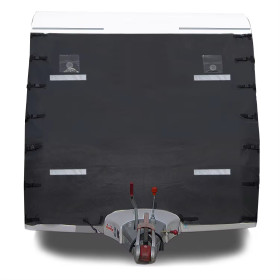 IKY Universal Waterproof 4 Layers Non-woven Fabric Caravan Front Towing Cover with Reflective Strips And LED Lights