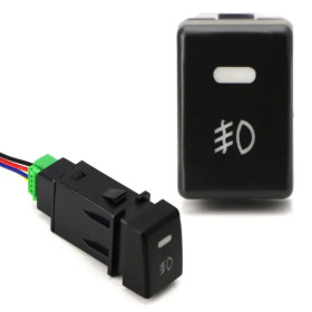 IKY 12V Push Button Switch With LED Indicator Lights Compatible With Fog Lights, DRL, LED Light Bar, Direct Fit ISUZU MU-X D-MAX