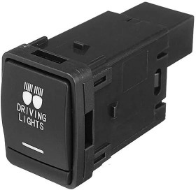 IKY LED Driving Light On-off Spst Push Switch LED Light Button For Nissan Navara NP300 Pathfinder