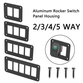 IKY ARB Carling style V-Series Rocker Swtich 1/2/3/4/5/6 Hole plate Panel For Ship Motorcycle Truck ATV UTV RV