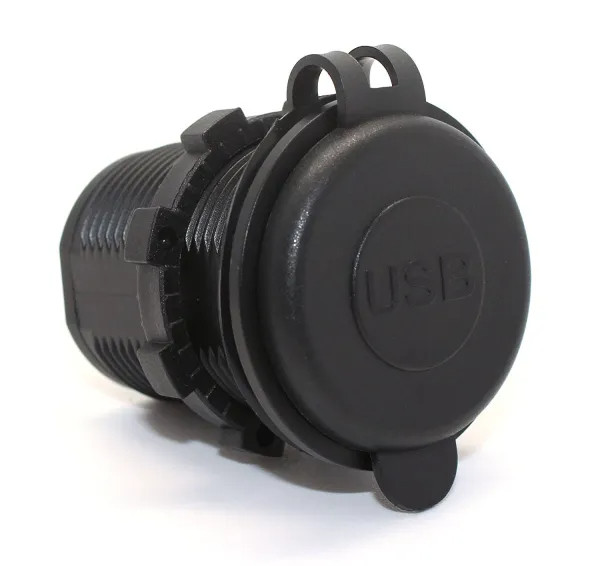 IKY Universal Car Charger USB Vehicle DC12V-32V Waterproof Dual USB Charger 2 Port Power Socket 5V 2.1A/1A