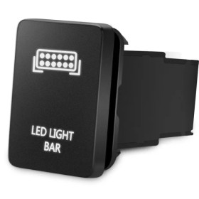 IKY 33X22MM OEM Style Led Light Push Button Switch For Toyota Landcruiser, Prado, Hilux, RAV4, Camry, Corolla