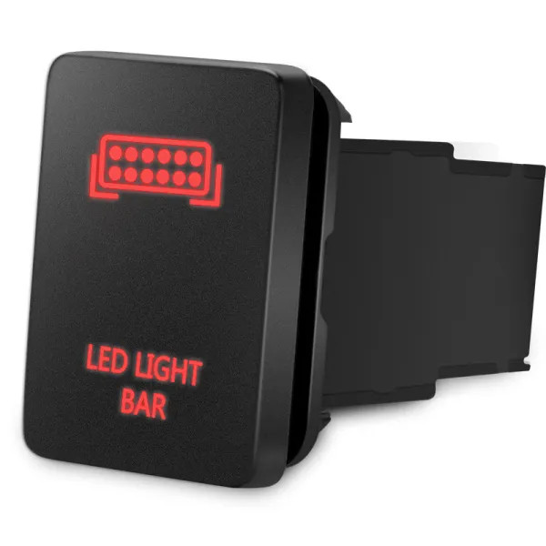 IKY 33X22MM OEM Style Led Light Push Button Switch For Toyota Landcruiser, Prado, Hilux, RAV4, Camry, Corolla