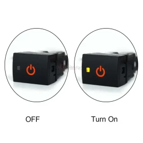 Car DRL Trunk Push Button Music Power On Off Switch Using For Nissan KICKS SYLPHY 2019 2020 2021 Accessories