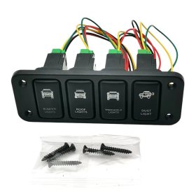A-Pillar Dust Light Switch+ Panel+ Wiring Harness For Car For Toyota Hilux Fortuner FJ Cruiser Lexus Bumper Roof