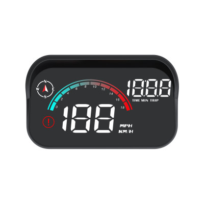 IKY M22 Car HUD Head Up Display Universal Digital GPS Speedometer HD LCD Projection On Glass Windshield Projector for All Cars