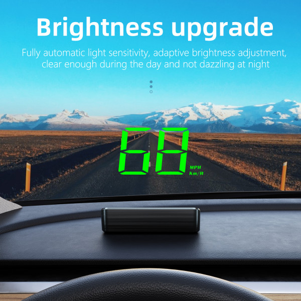 IKY HD Car Head up Display M2 GPS Speedometer KM/H Digital HUD Windshield Projector Universal Auto Electronics Accessory