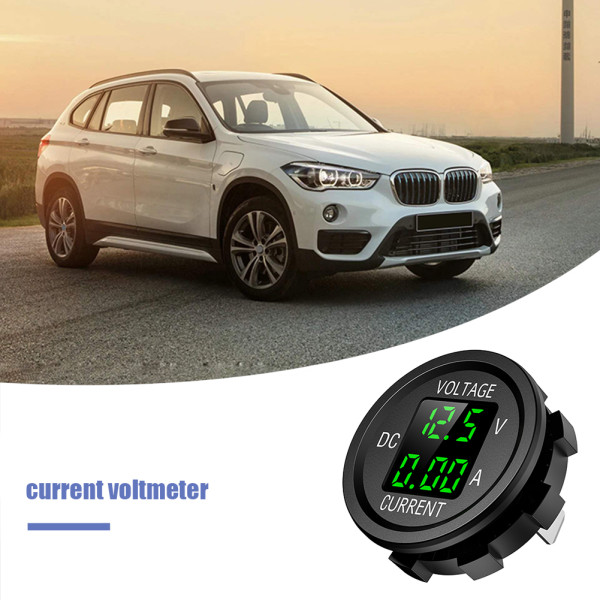 IKY D6 LED Digital Voltmeter Ammeter Volt Current Panel Meter Easily Installation Personal Car Elements for 12-24V Car Truck