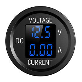 IKY D6 LED Digital Voltmeter Ammeter Volt Current Panel Meter Easily Installation Personal Car Elements for 12-24V Car Truck