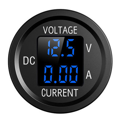 IKY D6 LED Digital Voltmeter Ammeter Volt Current Panel Meter Easily Installation Personal Car Elements for 12-24V Car Truck
