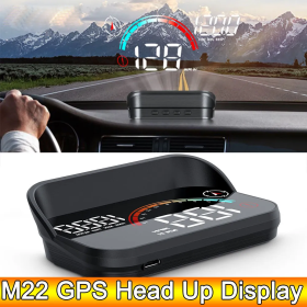 IKY AD Head Up Display Windshield Projector M22 Car GPS HUD Universal Digital GPS Speedometer Km/h LCD Projection On Glass Car Speed