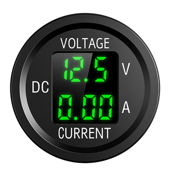 IKY D6 LED Digital Voltmeter Ammeter Volt Current Panel Meter Easily Installation Personal Car Elements for 12-24V Car Truck