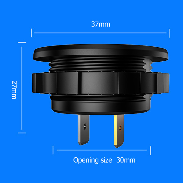IKY D6 LED Digital Voltmeter Ammeter Volt Current Panel Meter Easily Installation Personal Car Elements for 12-24V Car Truck