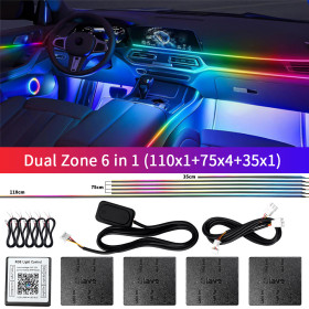 IKY For Mercedes Benz E-Class W213 2016-2021 Led Turbine Nozzle Ambient Light Air Vent Lamp New Outlet Turbo Interior Air Vent