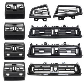 IKY LHD RHD Front Central Left Right Rear AC Conditioner Chromed Air Vent Grille Outlet Panel For BMW 5 Series F10 F11 2010-2017