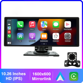 IKY 10.26  IPS Inch Wireless wired Carplay Android Auto Car MP5 Player Audio output Mirrorlink BT Car Radio For Universal