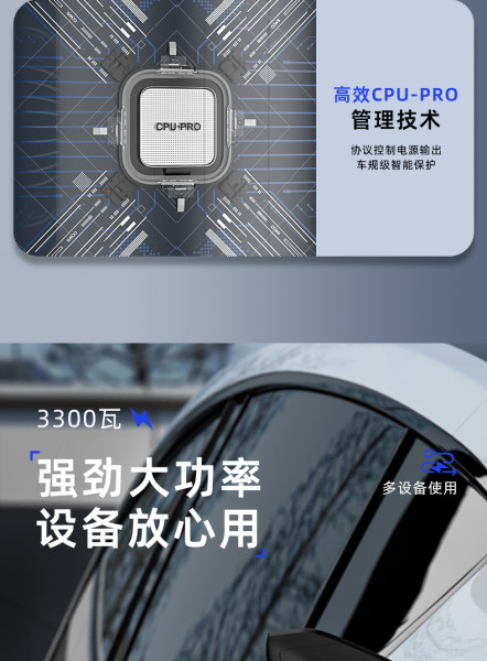 IKY Car discharger 3.3kw high-power new energy connector BYD European standard Australian standard discharge gun