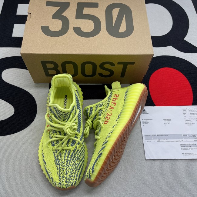 Yeezy Boost 350 V2 Semi Frozen Yellow(Unisex)-093