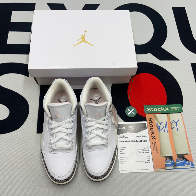 Jordan 3 Retro Neapolitan Dark Mocha(Unisex)-054