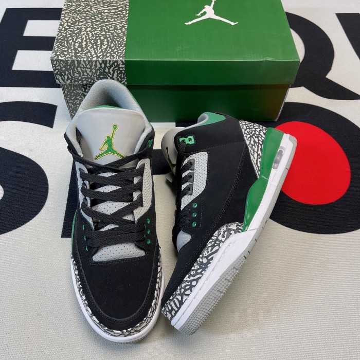 Jordan 3 Retro Pine Green(Unisex)-054