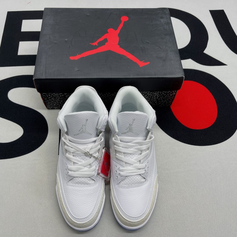 Jordan 3 Retro Pure White(Unisex)-054