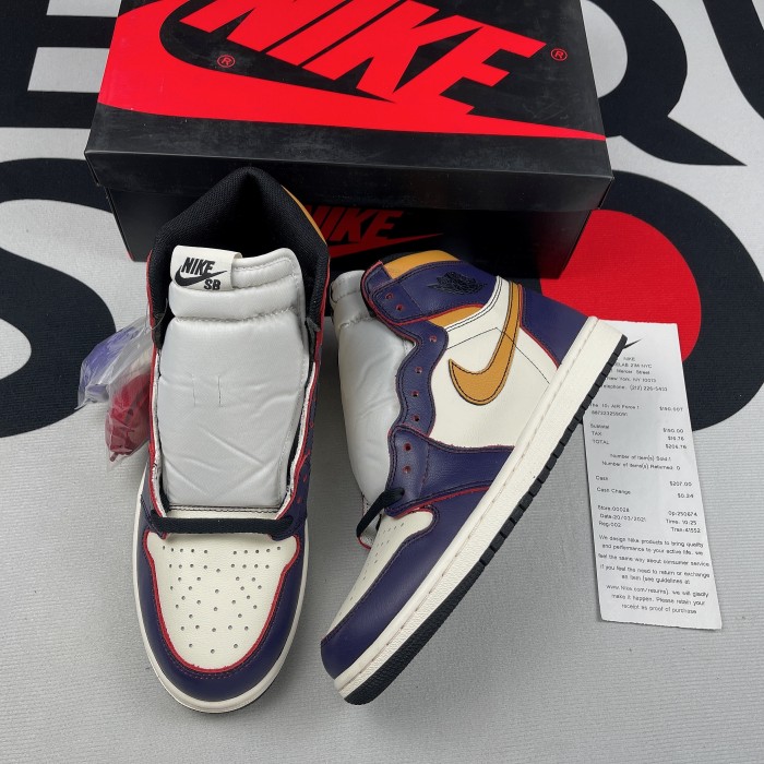 Jordan 1 Retro High OG Defiant SB LA to Chicago(Unisex)