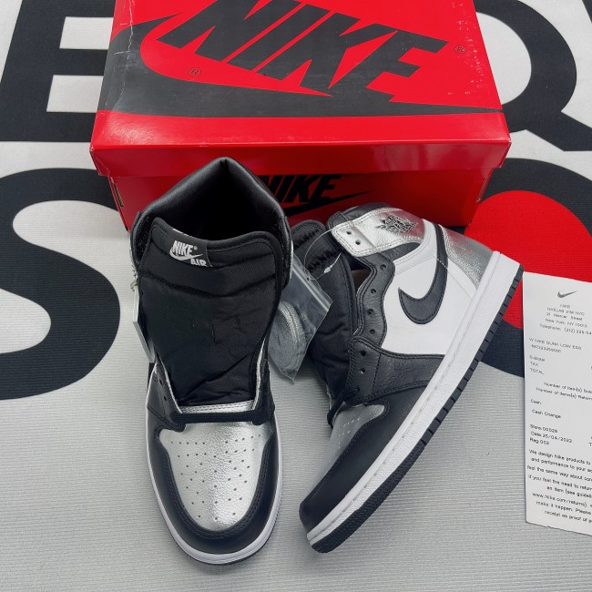 Jordan 1 Retro High Silver Toe(Unisex)