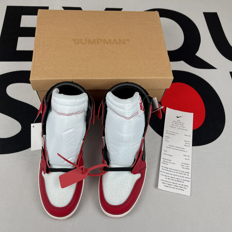 Jordan 1 Retro High Off-White Chicago(Unisex)