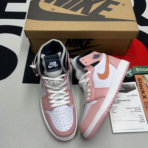 Jordan 1 High Zoom Air CMFT Pink Glaze Cactus Flower(Unisex)