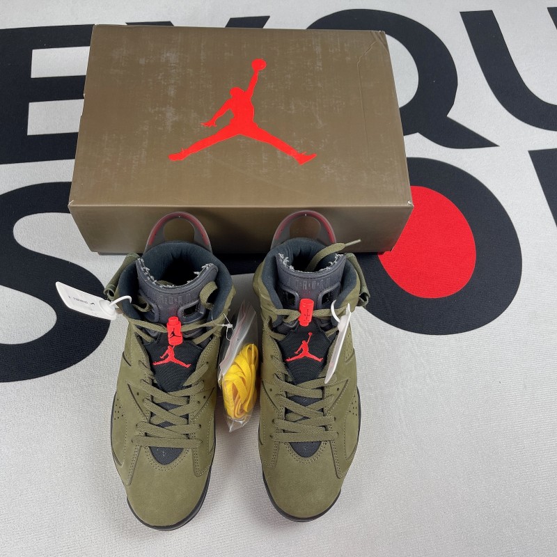 Jordan 6 Retro Travis Scott(Unisex)