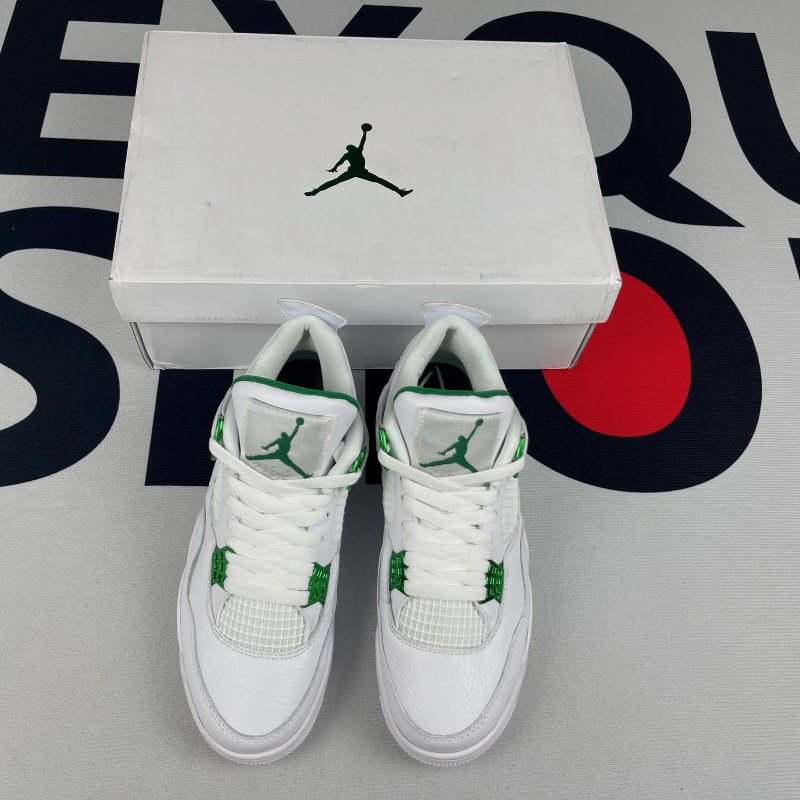 Jordan 4 Retro Metallic Green(Unisex)