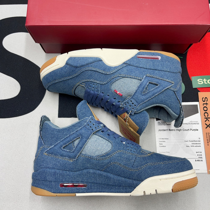 Jordan 4 Retro Levis Denim(Unisex)