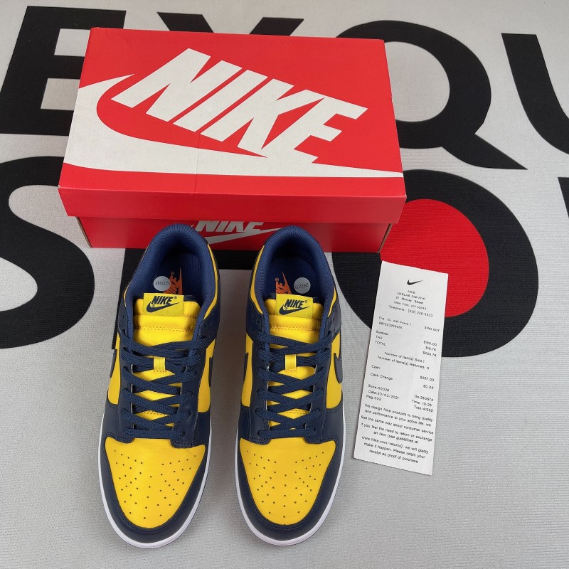 Nike Dunk Low Michigan(Unisex)