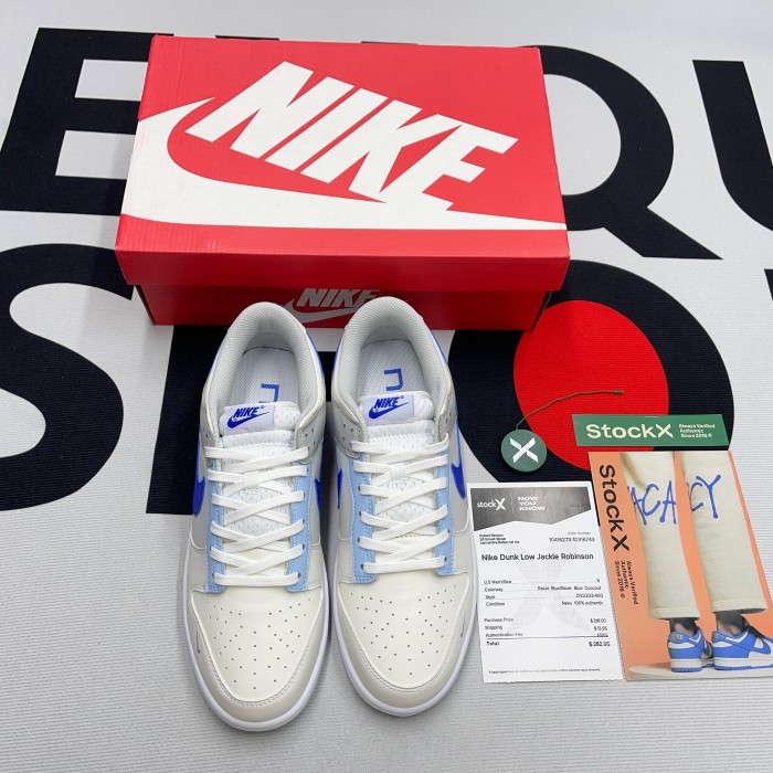 Nike Dunk Low Ivory Hyper Royal (GS) (Unisex)